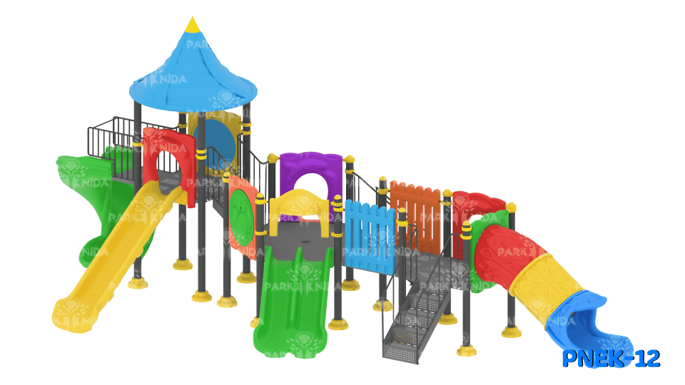 PNEK-12 5-12 Yaş 5 Kaydıraklı Çocuk Oyun Parkı