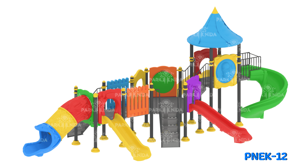 PNEK-12 5-12 Yaş 5 Kaydıraklı Çocuk Oyun Parkı