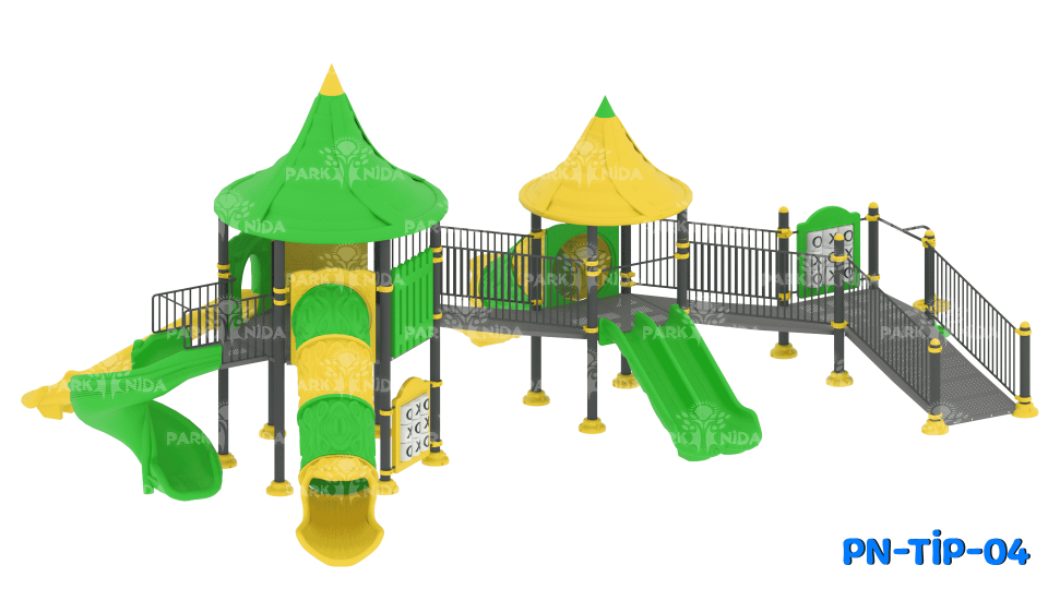 PNTip-04 3-12 Yaş 10 Kişilik TOKİ Tipi Toplu Konut Çocuk Oyun Parkı