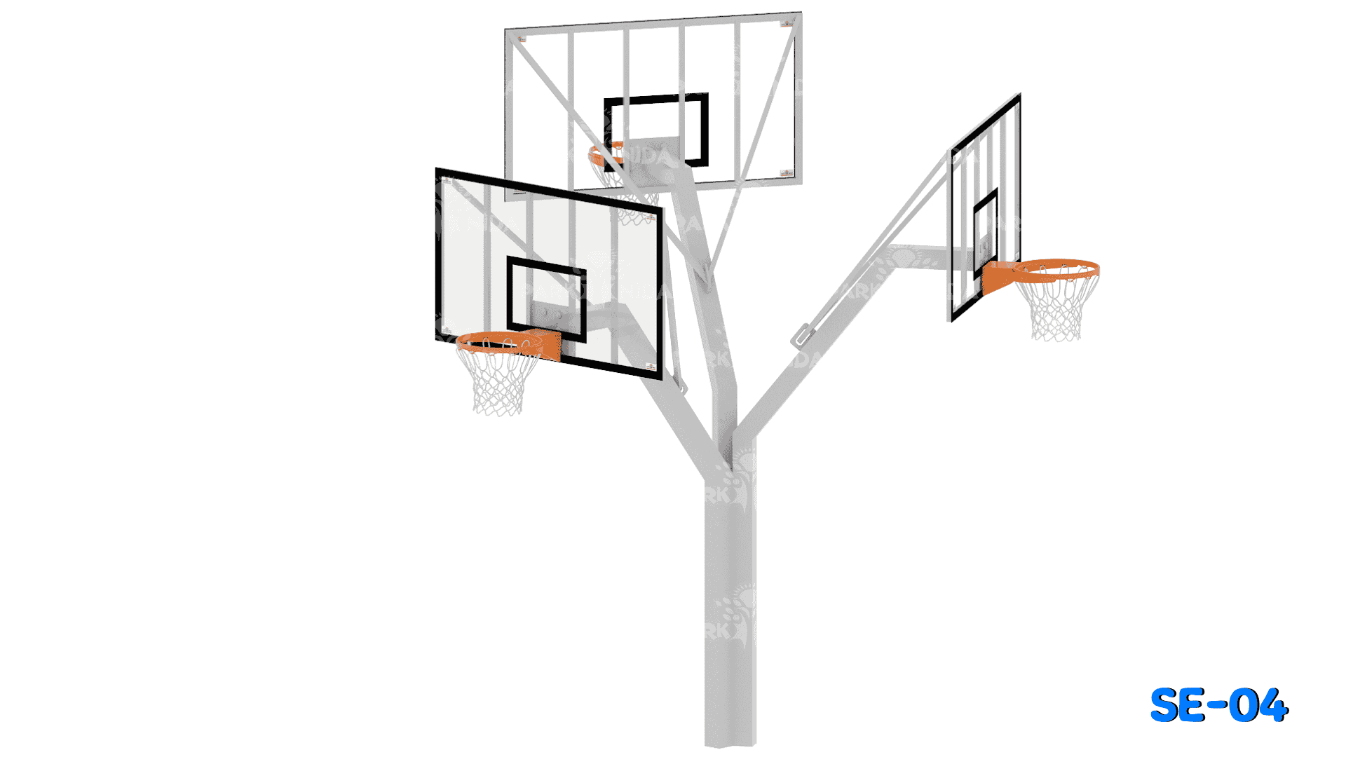 SE-04 Üçlü Basketbol Potası (Cam Panya)