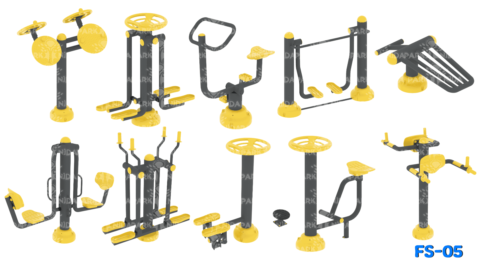 FS-05 10'lu Klasik Fitness Seti